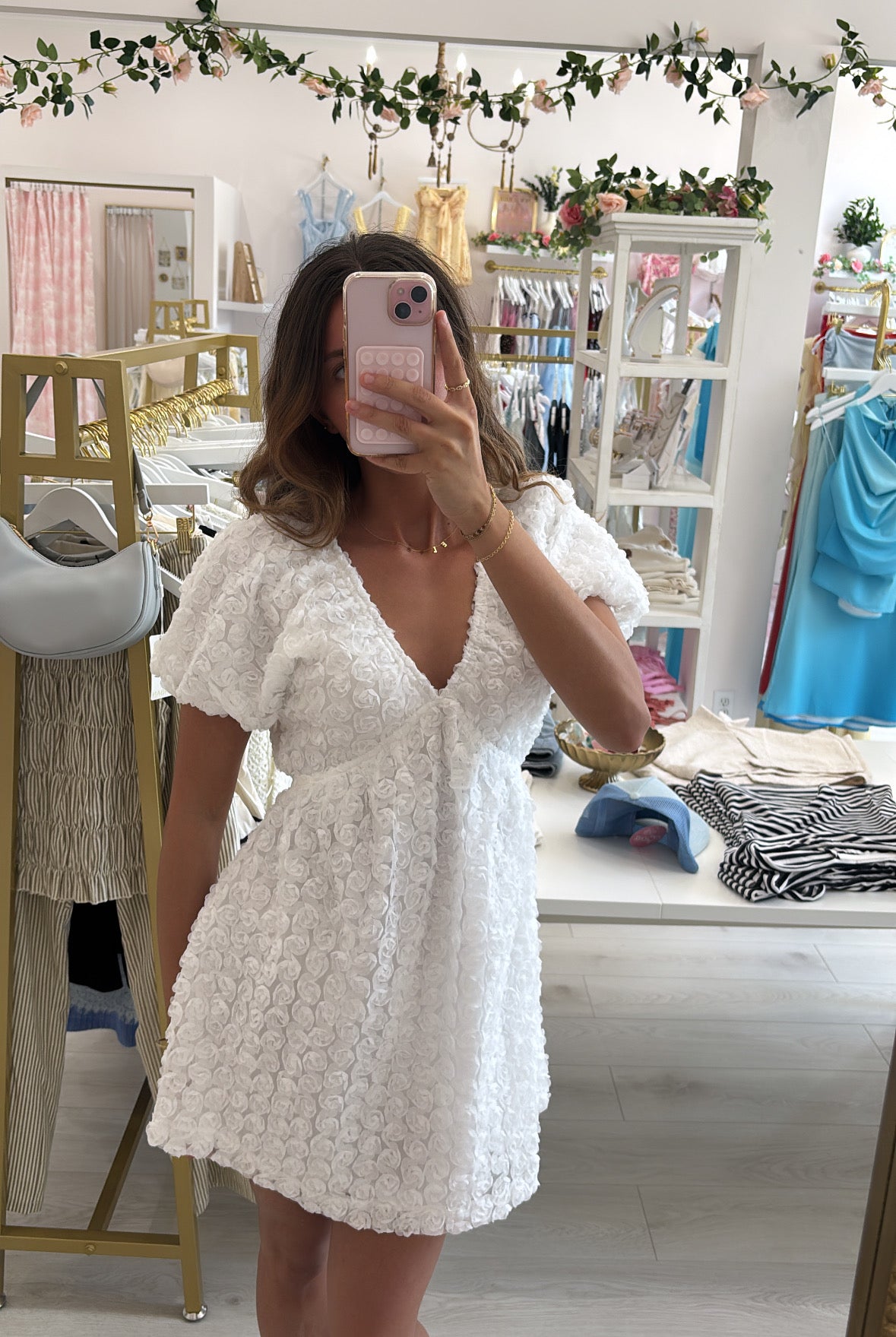 White MinI Dress