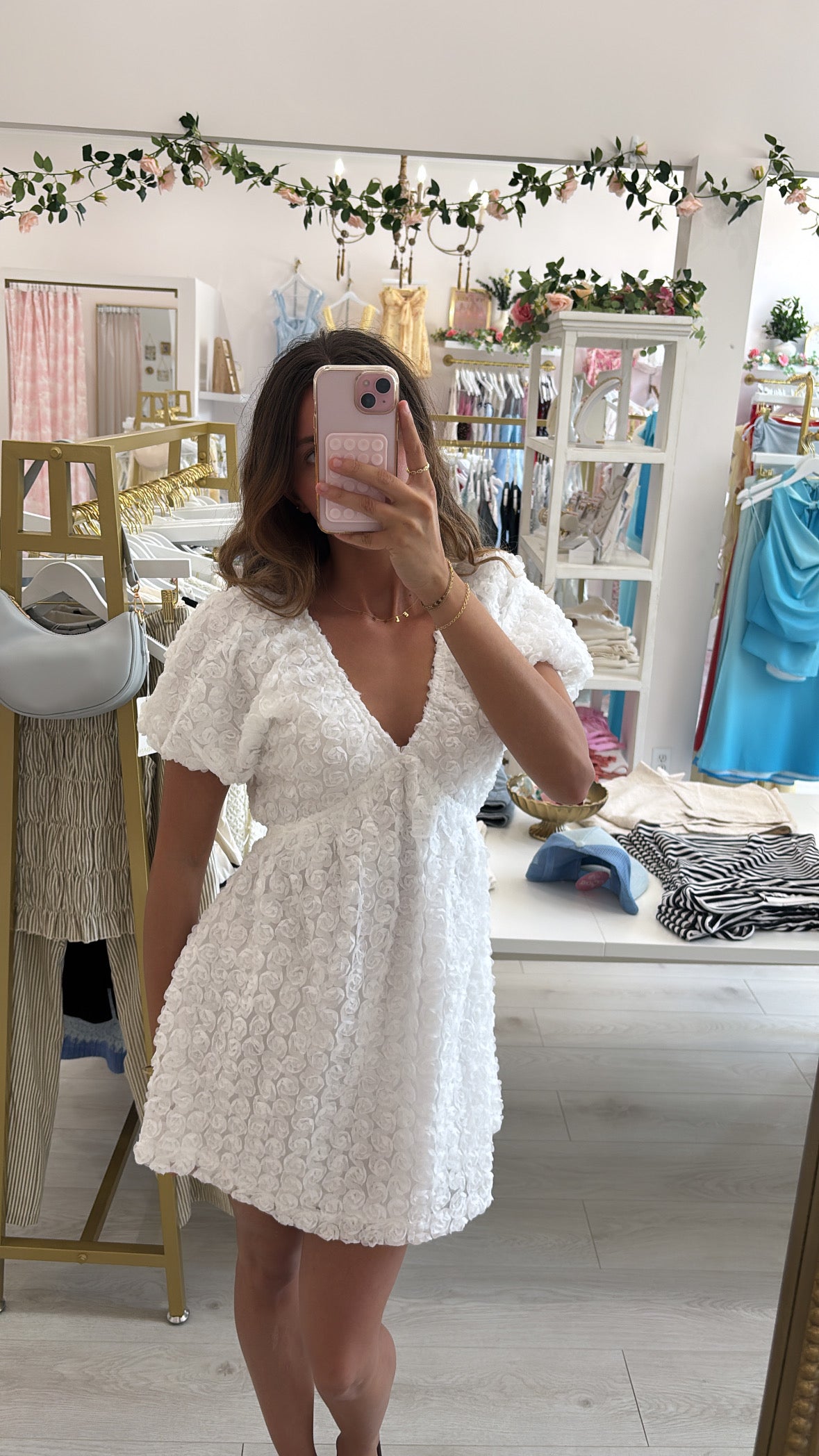 White MinI Dress